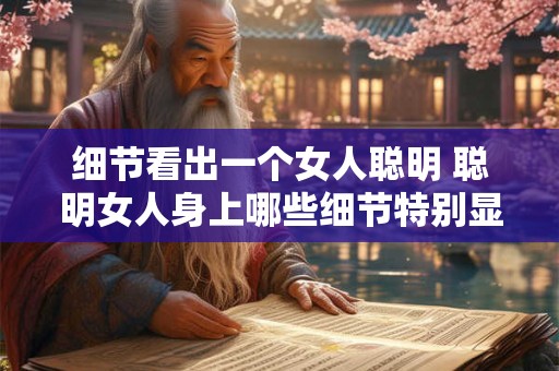 细节看出一个女人聪明 聪明女人身上哪些细节特别显著