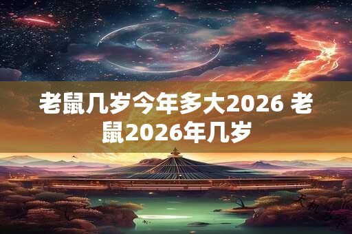 老鼠几岁今年多大2026 老鼠2026年几岁