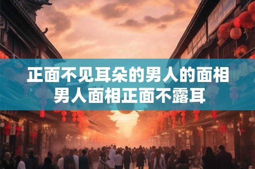 正面不见耳朵的男人的面相 男人面相正面不露耳 正面不见耳朵的男人的面相 男人面相正面不露耳