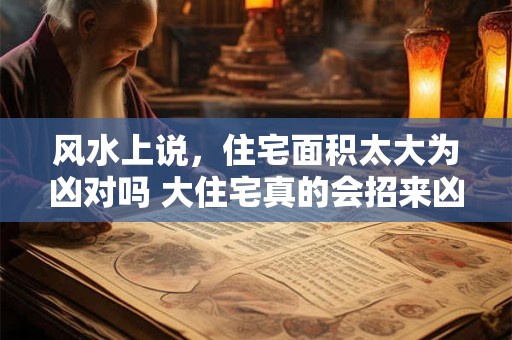 风水上说，住宅面积太大为凶对吗 大住宅真的会招来凶煞吗