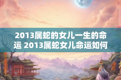 2013属蛇的女儿一生的命运 2013属蛇女儿命运如何 2013属蛇的女儿一生的命运 2013属蛇女儿命运如何