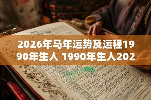 2026年马年运势及运程1990年生人 1990年生人2026年马年运势如何 2026年马年运势及运程1990年生人 1990年生人2026年马年运势如何