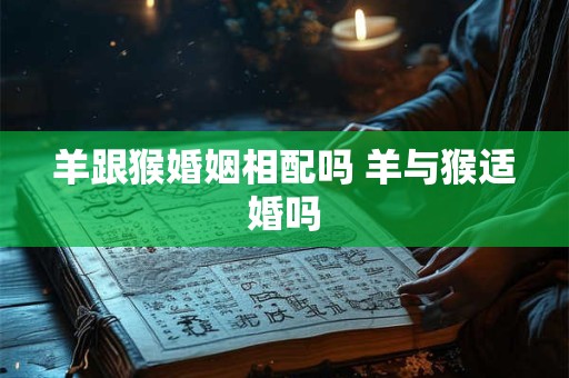 羊跟猴婚姻相配吗 羊与猴适婚吗