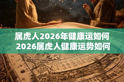 属虎人2026年健康运如何 2026属虎人健康运势如何
