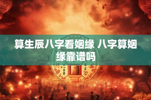 算生辰八字看姻缘 八字算姻缘靠谱吗