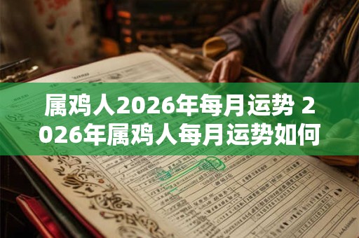 属鸡人2026年每月运势 2026年属鸡人每月运势如何