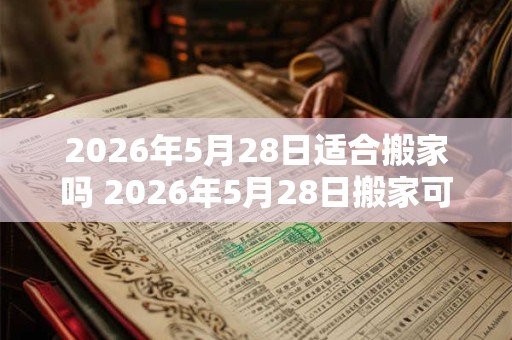 2026年5月28日适合搬家吗 2026年5月28日搬家可行吗