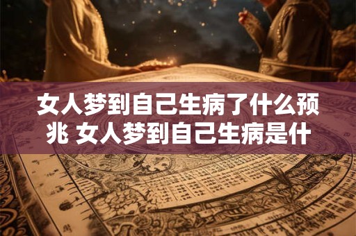 女人梦到自己生病了什么预兆 女人梦到自己生病是什么预兆