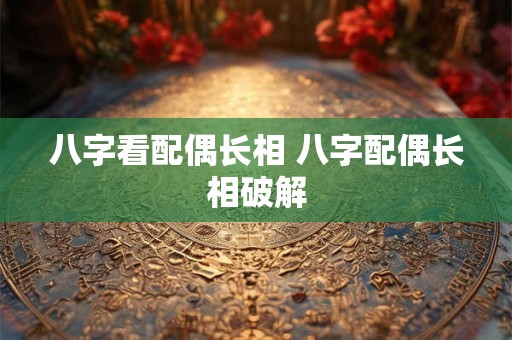 八字看配偶长相 八字配偶长相破解 八字看配偶长相 八字配偶长相破解
