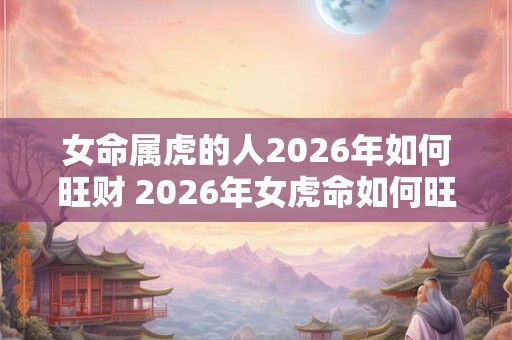 女命属虎的人2026年如何旺财 2026年女虎命如何旺财 女命属虎的人2026年如何旺财 2026年女虎命如何旺财