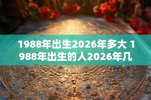 1988年出生2026年多大 1988年出生的人2026年几岁