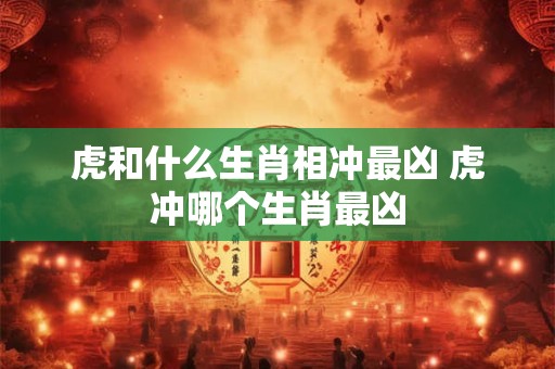 虎和什么生肖相冲最凶 虎冲哪个生肖最凶