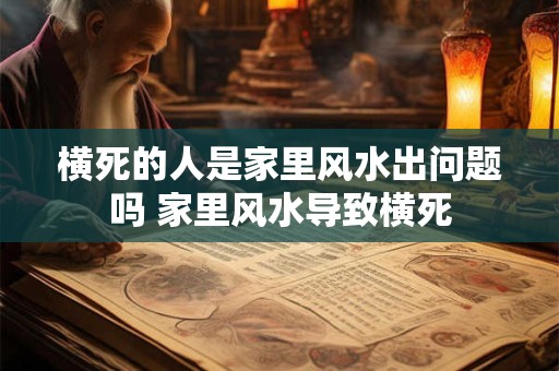 横死的人是家里风水出问题吗 家里风水导致横死