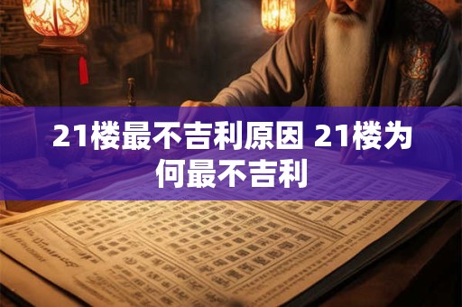 21楼最不吉利原因 21楼为何最不吉利