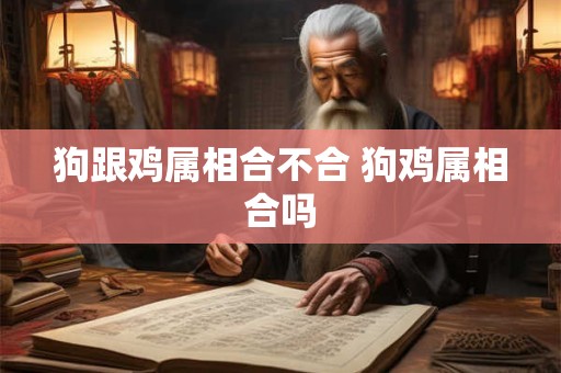 狗跟鸡属相合不合 狗鸡属相合吗