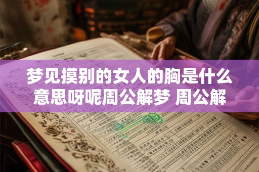 梦见摸别的女人的胸是什么意思呀呢周公解梦 周公解梦摸别的女人胸是什么意思