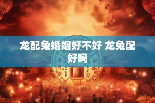 龙配兔婚姻好不好 龙兔配好吗 龙配兔婚姻好不好 龙兔配好吗