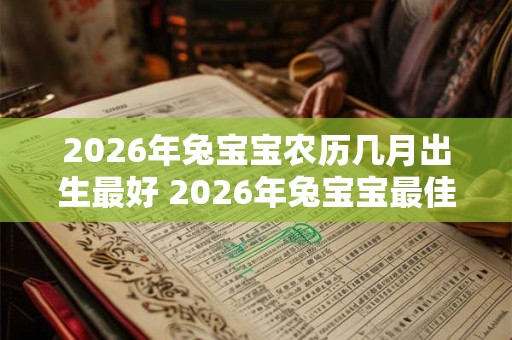 2026年兔宝宝农历几月出生最好 2026年兔宝宝最佳出生农月