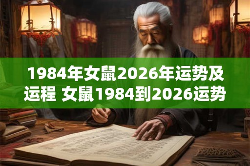 1984年女鼠2026年运势及运程 女鼠1984到2026运势如何