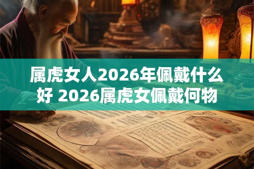 属虎女人2026年佩戴什么好 2026属虎女佩戴何物 属虎女人2026年佩戴什么好 2026属虎女佩戴何物