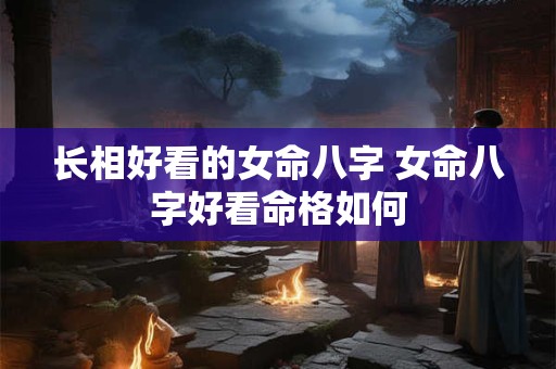 长相好看的女命八字 女命八字好看命格如何