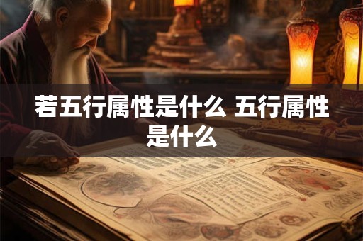 若五行属性是什么 五行属性是什么