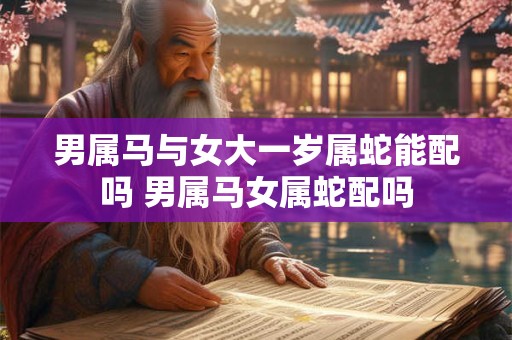 男属马与女大一岁属蛇能配吗 男属马女属蛇配吗