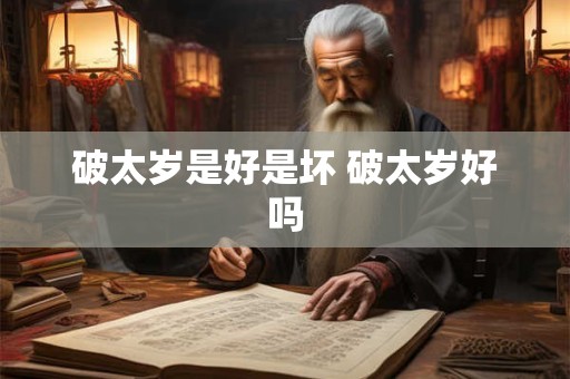 破太岁是好是坏 破太岁好吗