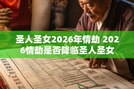 圣人圣女2026年情劫 2026情劫是否降临圣人圣女