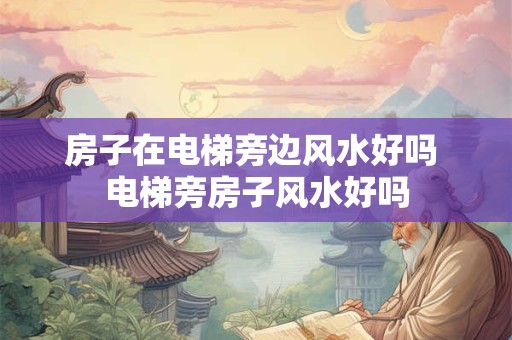 房子在电梯旁边风水好吗 电梯旁房子风水好吗
