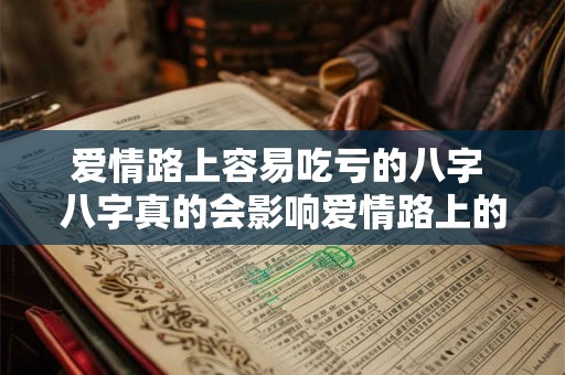 爱情路上容易吃亏的八字 八字真的会影响爱情路上的吗 爱情路上容易吃亏的八字 八字真的会影响爱情路上的吗