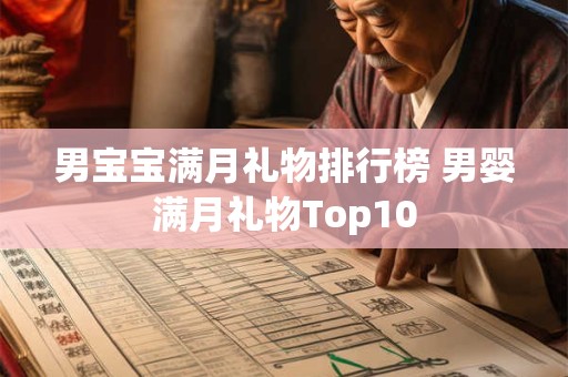 男宝宝满月礼物排行榜 男婴满月礼物Top10