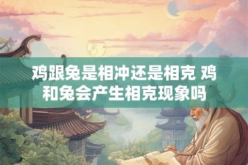 鸡跟兔是相冲还是相克 鸡和兔会产生相克现象吗