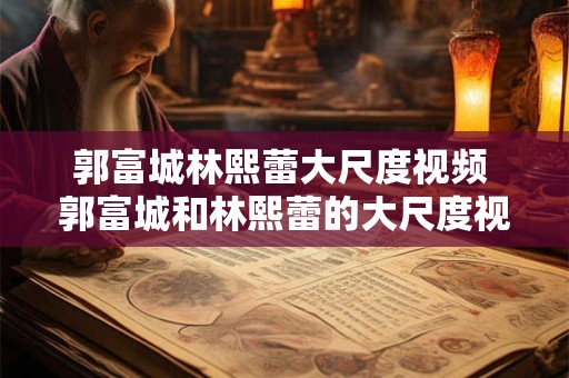 郭富城林熙蕾大尺度视频 郭富城和林熙蕾的大尺度视频真相