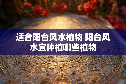 适合阳台风水植物 阳台风水宜种植哪些植物