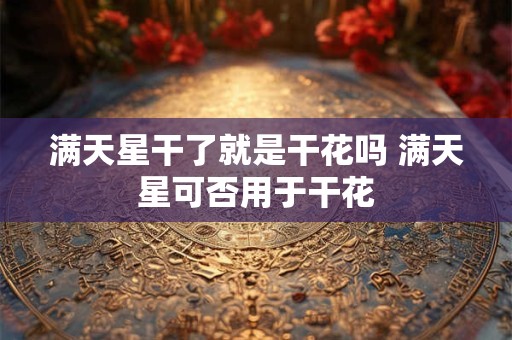 满天星干了就是干花吗 满天星可否用于干花