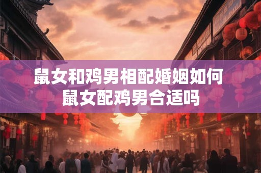 鼠女和鸡男相配婚姻如何 鼠女配鸡男合适吗