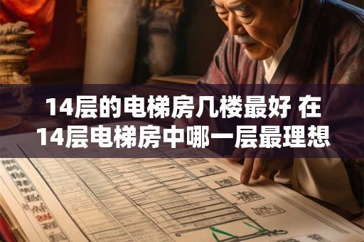 14层的电梯房几楼最好 在14层电梯房中哪一层最理想