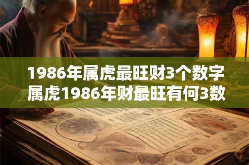 1986年属虎最旺财3个数字 属虎1986年财最旺有何3数字