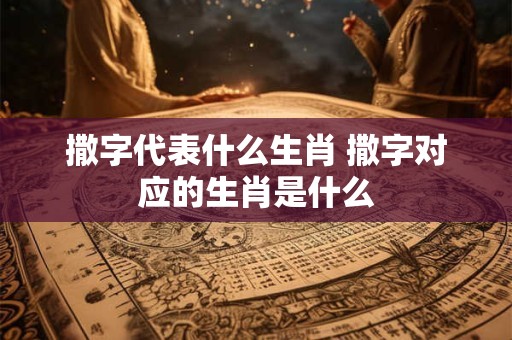 撒字代表什么生肖 撒字对应的生肖是什么