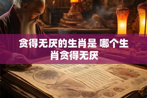 贪得无厌的生肖是 哪个生肖贪得无厌