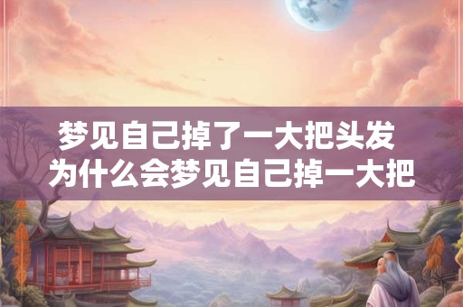 梦见自己掉了一大把头发 为什么会梦见自己掉一大把头发