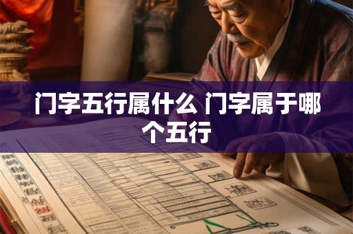 门字五行属什么 门字属于哪个五行