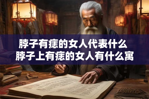 脖子有痣的女人代表什么 脖子上有痣的女人有什么寓意 脖子有痣的女人代表什么 脖子上有痣的女人有什么寓意