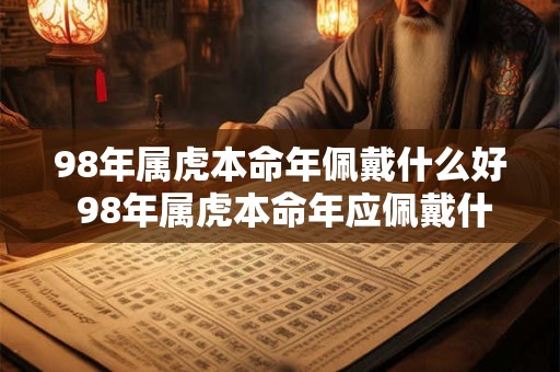 98年属虎本命年佩戴什么好 98年属虎本命年应佩戴什么