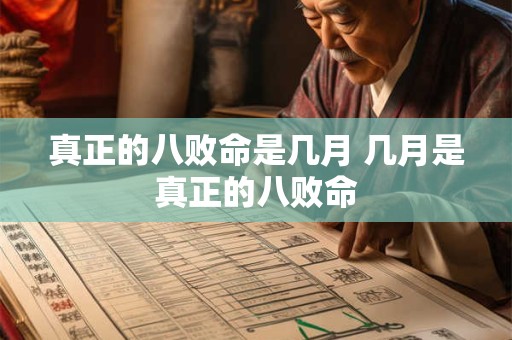真正的八败命是几月 几月是真正的八败命