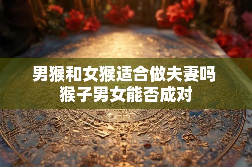 男猴和女猴适合做夫妻吗 猴子男女能否成对