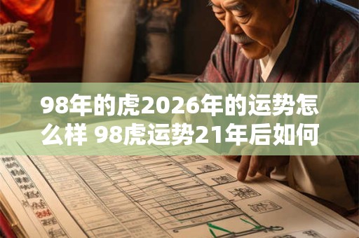 98年的虎2026年的运势怎么样 98虎运势21年后如何 98年的虎2026年的运势怎么样 98虎运势21年后如何