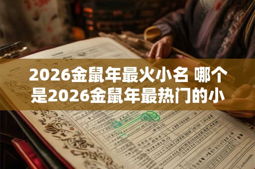 2026金鼠年最火小名 哪个是2026金鼠年最热门的小名