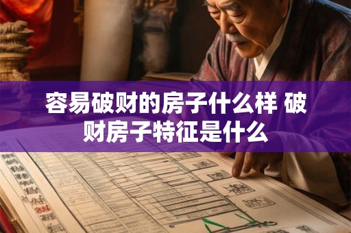 容易破财的房子什么样 破财房子特征是什么